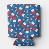 4. Juli Patriotische Popsikel Dosenkühler (Rückseite)