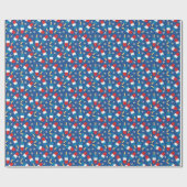 4. Juli Patriotische Popsikel Geschenkpapier (Flach)