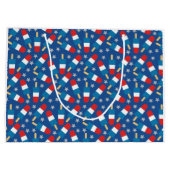 4. Juli Patriotische Popsikel Große Geschenktüte (Rückseite)