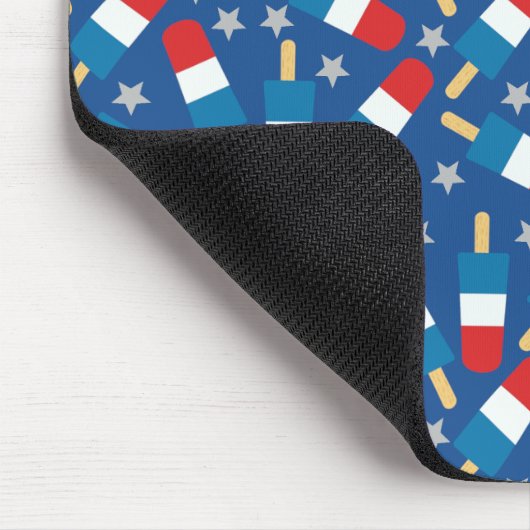 4. Juli Patriotische Popsikel Mousepad (Ecke)