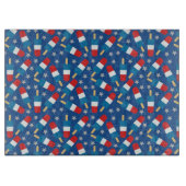 4. Juli Patriotische Popsikel Schneidebrett (Vorderseite)