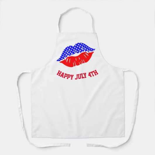 4. Juli Patriotische Schürze (Vorderseite)