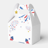 4. Juli Patriotische Unabhängigkeit Geburtstagspar Geschenkschachtel (Rückseite)