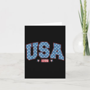 4. Juli Patriotische US-Flagge USA Ostsee 1776 Karte