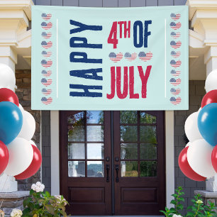 4. Juli Patriotische USA Amerikanische Flagge Banner
