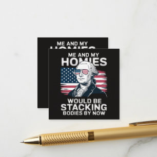 4. Juli Patriotischer Amerikaner Begleitkarte