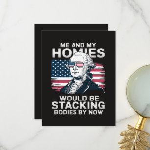 4. Juli Patriotischer Amerikaner Dankeskarte