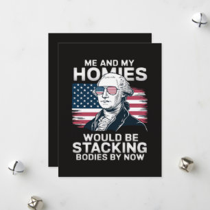 4. Juli Patriotischer Amerikaner Feiertagskarte