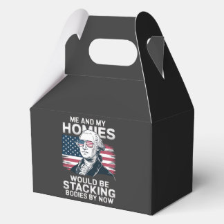 4. Juli patriotischer Amerikaner Geschenkschachtel