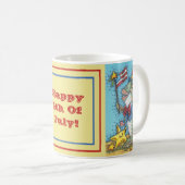 4. JULI PATRIOTISCHER FISCH & STARFISH TASSE Class (VorderseiteRechts)