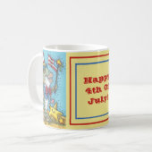 4. JULI PATRIOTISCHER FISCH & STARFISH TASSE Class (Vorderseite Links)
