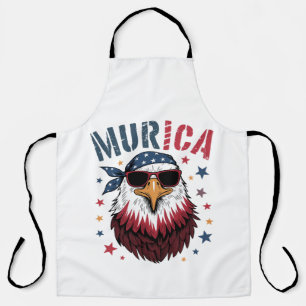 4. Juli Patriotischer Lustiger Adler USA Schürze