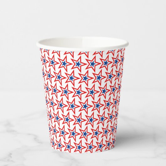 4. Juli Patriotischer Papiercup Pappbecher (Links)