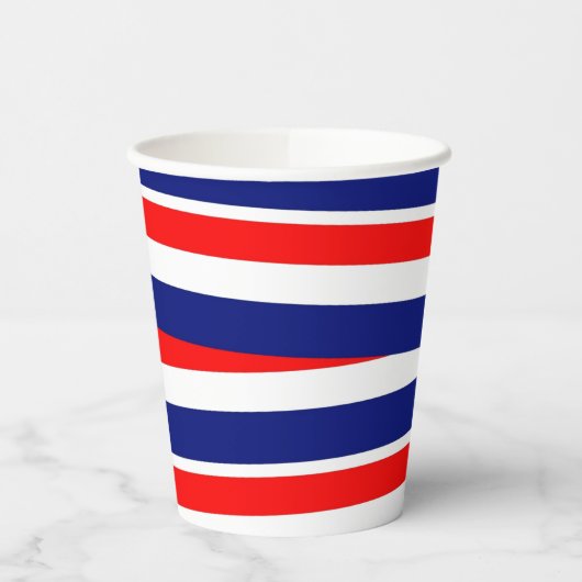 4. Juli Patriotischer Papiercup Pappbecher (Links)