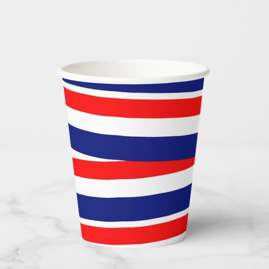 4. Juli Patriotischer Papiercup Pappbecher (Vorderseite)