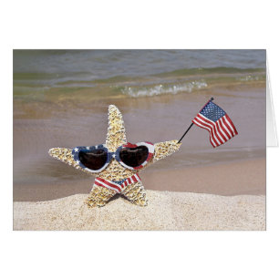 4. Juli Patriotischer Starfish