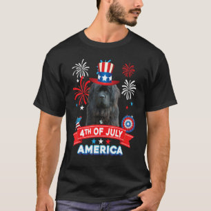4. Juli Patriotischer Tag Neufundländer Unabhängig T-Shirt