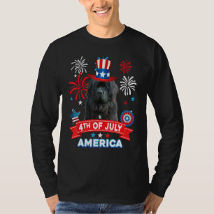 4. Juli Patriotischer Tag Neufundländer Unabhängig T-Shirt