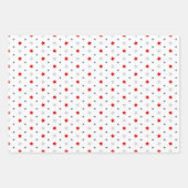 4. Juli Patriotisches Rotes Weiß & Blaue Sterne Geschenkpapier Set (Vorderseite 2)
