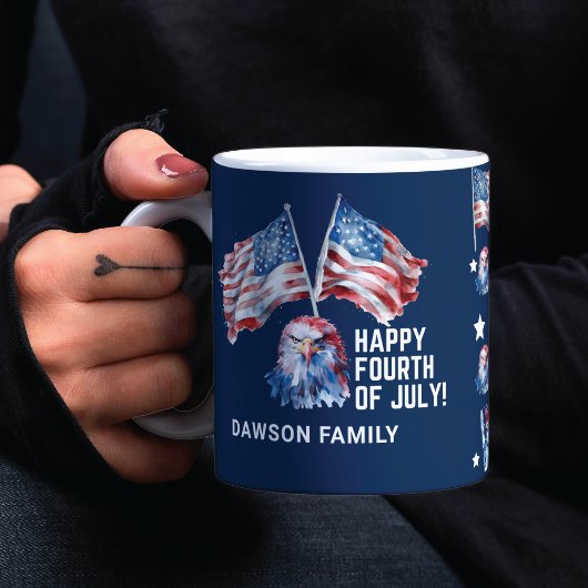 4. Juli Personalisiert Patriotisch Tasse
