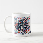 4. Juli Personalisierte-Kaffee-Tasse Kaffeetasse (Links)