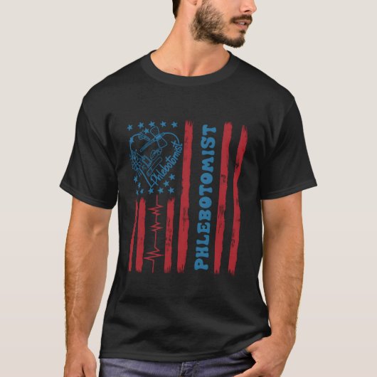 4. Juli: Phlebotomist Day T-Shirt (Vorderseite)