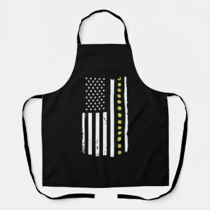 4. Juli Pickleball Patriotic Flag Geschenke Schürze