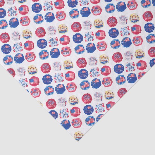 4. Juli Picknick! Seidenpapier (Ausschnitt)