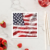 4. Juli Picnic Paper Napkins, amerikanische Flagge Serviette (Beispiel)