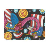 4. JULI PINK FLAMINGO, UNCLE SAM MAGNET (Horizontal)