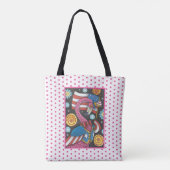 4. JULI PINK FLAMINGO, VOD TOTE BAG Med. Tasche (Rückseite)
