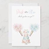 4. Juli Pink oder Blau Geschlecht Enthüllung Einla (Vorderseite)