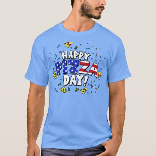 4. Juli Pizza Feier Patriotic American F T-Shirt