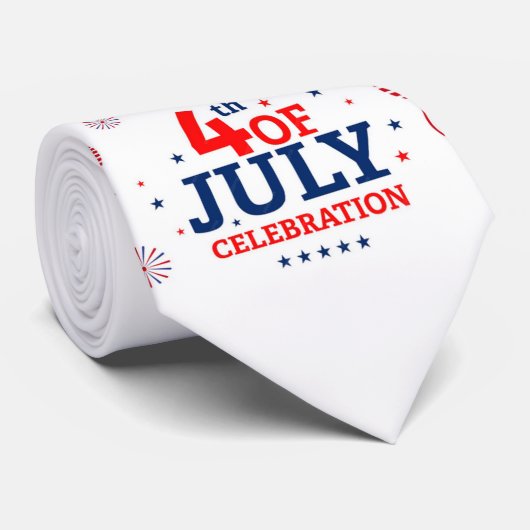 4. Juli-Platz Krawatte (Gerollt)