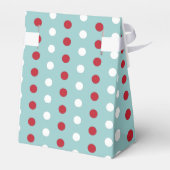 4. Juli Polka Dot Pattern Gefälligkeitsbox Geschenkschachtel (Rückseite)