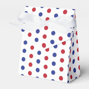4. Juli Polka Dot Pattern Gefälligkeitsbox Geschenkschachtel