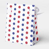 4. Juli Polka Dot Pattern Gefälligkeitsbox Geschenkschachtel (Rückseite)