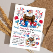 4. Juli Pool Party GRILLEN Amerikanische Unabhängi Einladung