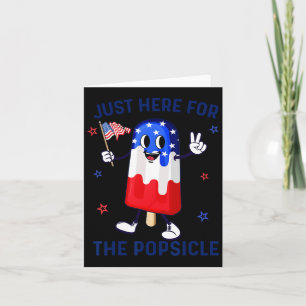 4. Juli Popsicle US American Flag Patriotic B Karte