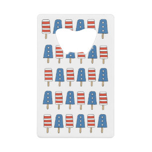 4. Juli Popsicles 4. Juli Unabhängigkeitstag Geldbeutel Flaschenöffner