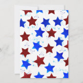 4. Juli Popsicles Pool Party Pop auf Over Kid Einladung (Rückseite)