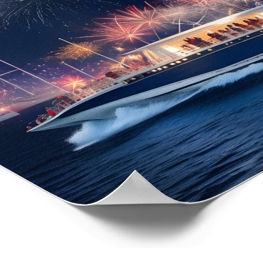 4. Juli Poster (Ecke)