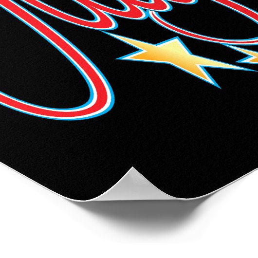 4. Juli Poster (Ecke)