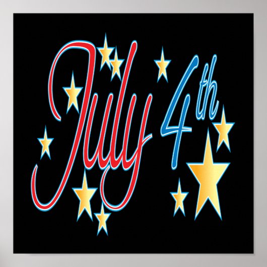 4. Juli Poster (Vorne)