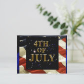 4. Juli Postkarte (Stehend Vorderseite)