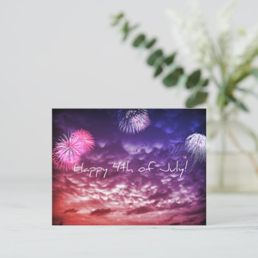 4. Juli Postkarte (Stehend Vorderseite)