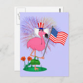 4. Juli Postkarte (Vorne/Hinten)