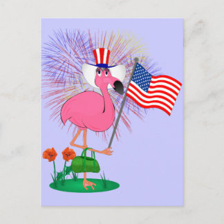4. Juli Postkarte