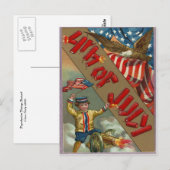 4. Juli Postkarte (Vorne/Hinten)