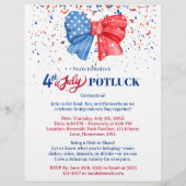 4. Juli-Potluck-Einladung Flyer (Vorne)
